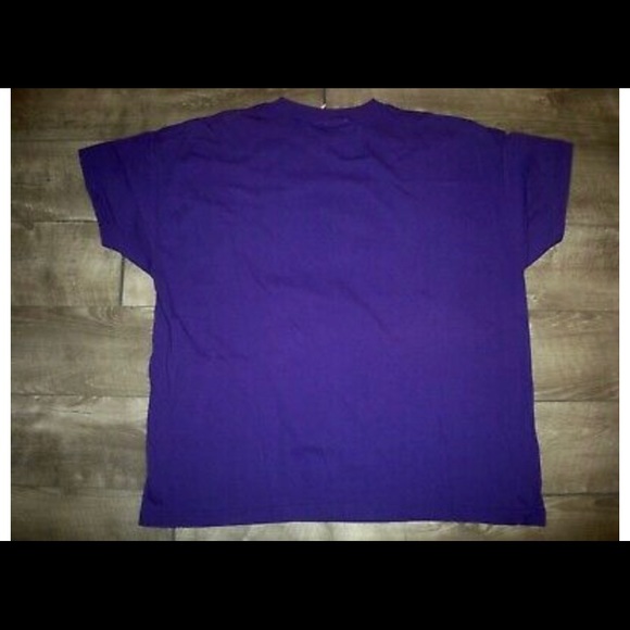 Vintage 1990s Winnie The Pooh HUGE Purple Print T Shirt Tee Adult Size XLarge - Picture 7 of 9